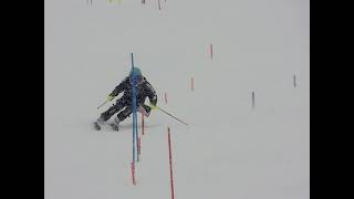 Educative slalom exercises for young ski racers