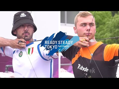 Mauro Nespoli v Steve Wijler – recurve men 2nd round | Tokyo 2020 Olympic Test