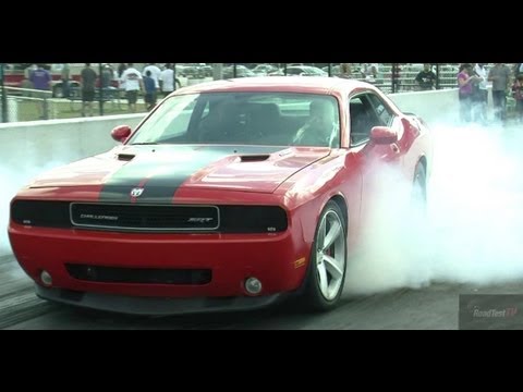 Supercharged Challenger SRT8 vs 6.1L Magnum  - After Hours Mopar Performance - Video - Road Test TV