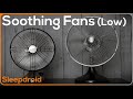 ► Soothing Fan Sounds for Sleeping ~10 hours of Fan Noise, Binaural Effect (Low speed) Dual Fans
