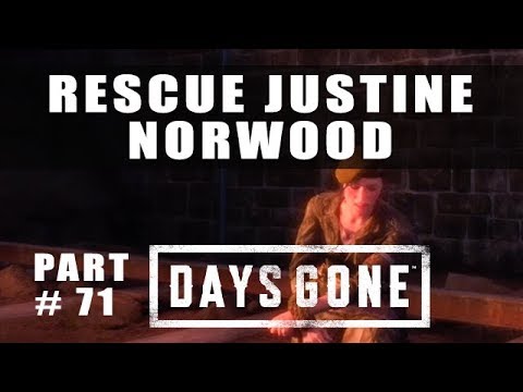 Days Gone Never Give Up Hope Rescue Justine Norwood - Walkthrough Part 71