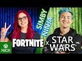 Ninja and Simby take on Stormtroopers in Fortnite X Star Wars