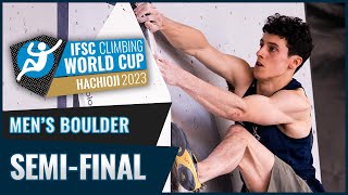 Men's Boulder semi-final || Hachioji 2023 by International Federation of Sport Climbing