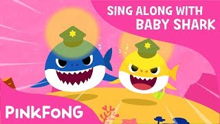 Police Sharks | Sing Along with Baby Shark | Pinkfong Songs for Children