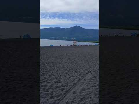 Lago Villarica y volcán Villarica. Región de la Araucanía, Pucón, Chile.