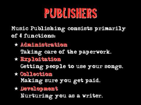 Music Publishing 3 Publishers