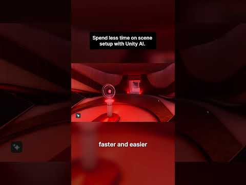 Spend less time on scene setup with Unity AI.