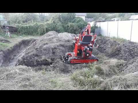 Сколько можно заработать денег выполняя заказы на мини экскаваторе МД-3 Минидигер