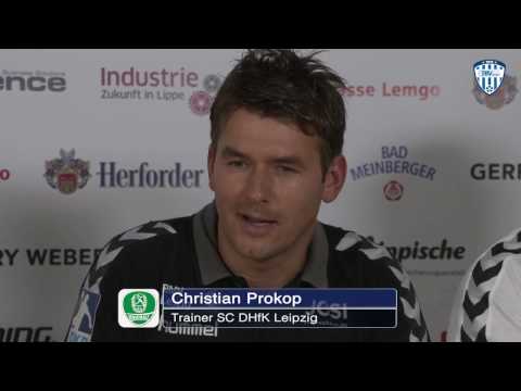 25.02.2017 TBV Lemgo gg. SC DHfK Leipzig - Pressekonferenz