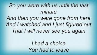 Katatonia - Had To (leave) Lyrics