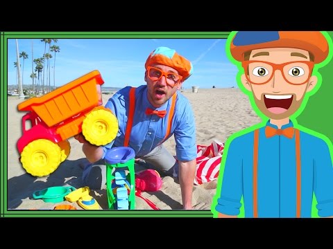 Blippi Videos for Kids | Playing with Sand Toys and More!  30 Mins Video