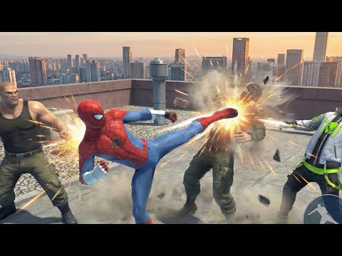 Spider man fighting Hero Vegas Crime Simulator | Mage Robot Fight city Game-Android Gameplay 11