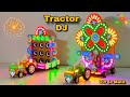 Double Tractor DJ Gouri Navratri Durga Murti Mini DJ Truck Ganpati Trolley Dj Light Krishna Pooja