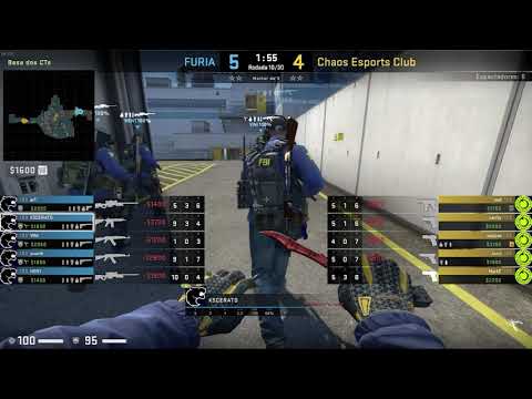Pov KSCERATO (22/11) CS GO DEMO - NUKE - 16 FURIA VS 8 CHAOS (ESL Pro League 22/09/2020)