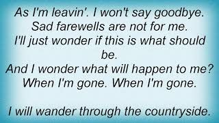 Black Oak Arkansas - When I&#39;m Gone Lyrics