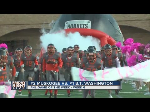 Booker T. Hornets vs Muskogee Roughers, Friday Night Football Highlights Video