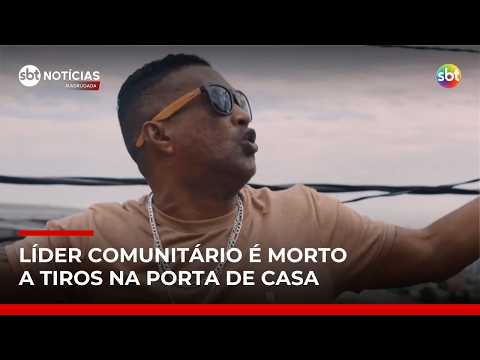 Líder comunitário é morto a tiros na porta de casa em Santo André (SP) | #SBTNotícias