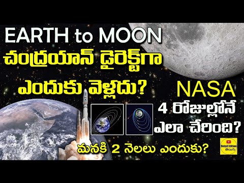 Chandrayaan 3 జెర్నీ 2నెలలెందుకు? NASA 4 రోజుల్లోనే మనుషుల్ని ఎలా పంపింది? | Detail Edition Telugu