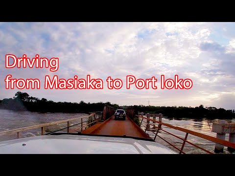 Sierra Leone tour, from Masiaka to Port loko district.