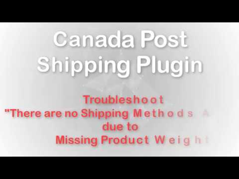 Troubleshoot "No Shipping Methods Available" for WooCommerce Canada Post Shipping plugin.?