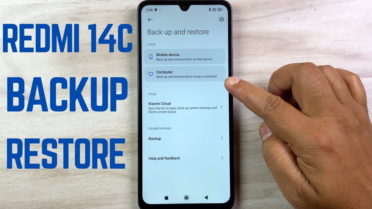 Redmi 14c Backup and Restore | Easy Guide to Protect Your Data
