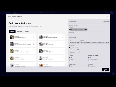 Activate targeted campaigns