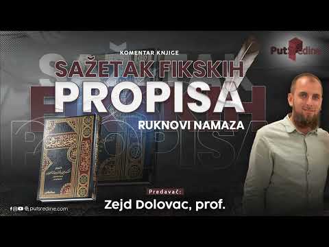 Ruknovi namaza - Zejd Dolovac, prof.