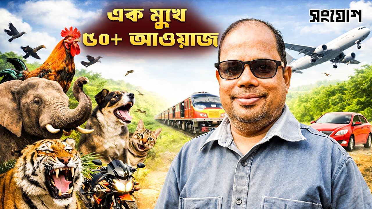 এক গলায় ৫০টি প্রাণীর আওয়াজ! বিস্ময়কর প্রতিভা।