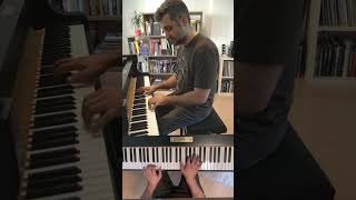 Stride Piano practice #jazzpiano #pianist #pianopractice
