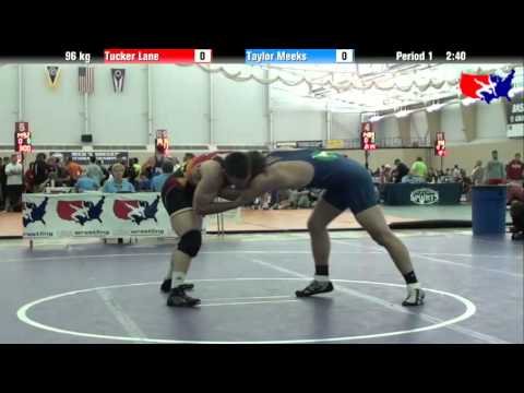 Tucker Lane vs. Taylor Meeks at 2013 ASICS University Nationals - FS