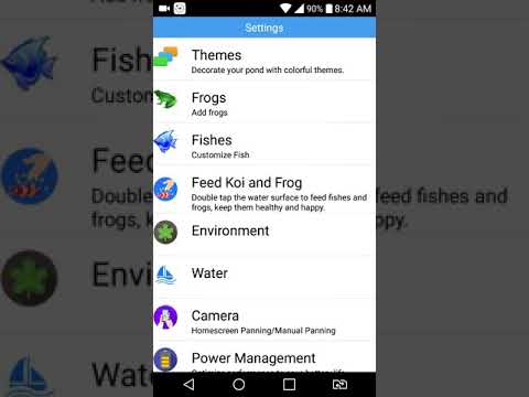 Fishes and Frogs Live Wallpaper Video