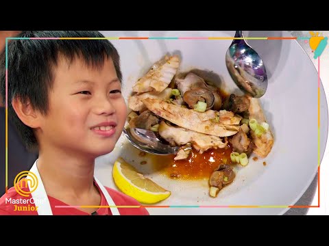 El gracioso error de Nico con las ostras 😂 | MasterChef Junior 11