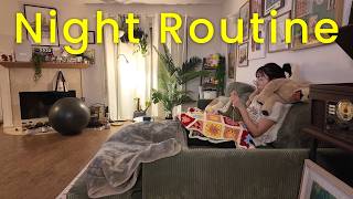 編みもの好きの夜の過ごし方 | アメリカ生活 | 平日ナイトルーティン | Vlog | 作った夏のトップスを紹介 | ポストカードコレクションの紹介