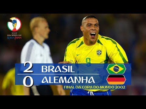Brasil 2 x 0 Alemanha - Melhores Momentos(GLOBO HD 720hp) Final da Copa do Mundo Coréia & Japão 2002