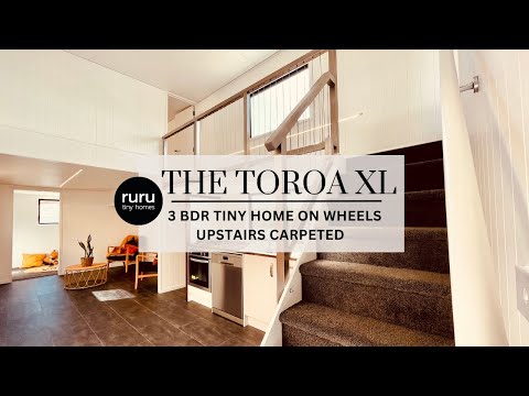Ruru Tiny Homes: The Toroa XL - Three bedrooms tiny home on wheels