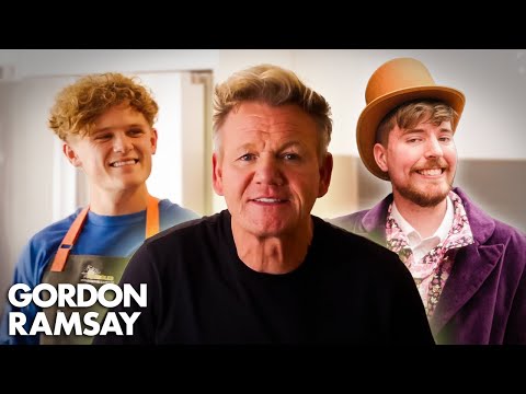 Cooking With YouTubers (Feat. MrBeast, Ryan Trahan & Uncle Roger) | Scrambled | Gordon Ramsay