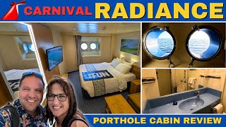 Carnival Radiance Porthole Cabin REVIEW