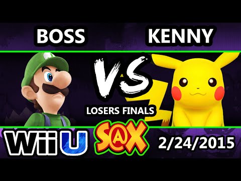 S@X - WS | Kenny (Pikachu) Vs. WS | Boss (Luigi) SSB4 Losers Finals - Smash For Wii U