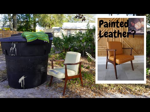Trashed and Damaged Mid Century Chair *our most challenging flip yet*