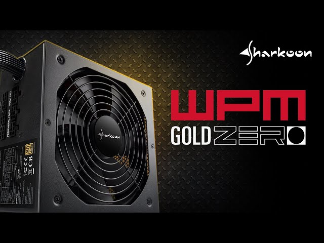 Nguồn máy tính Sharkoon WPM Gold ZERO 750W