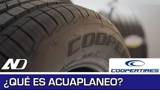 Acuaplaneo y el dibujo de la llanta - Cooper Consejos en AutoDinámico