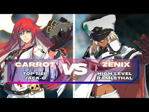 GGST ▰ Carrot (Top Tier Jack-O) vs Zenix (High Level Ramlethal). Guilty Gear Strive Matchup
