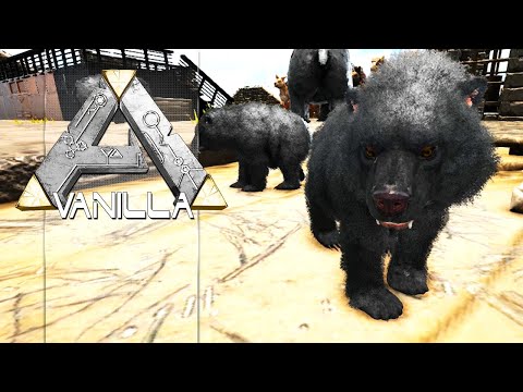 ARK VANILLA T2EP61   Filhotinho de Urso! DireBear!