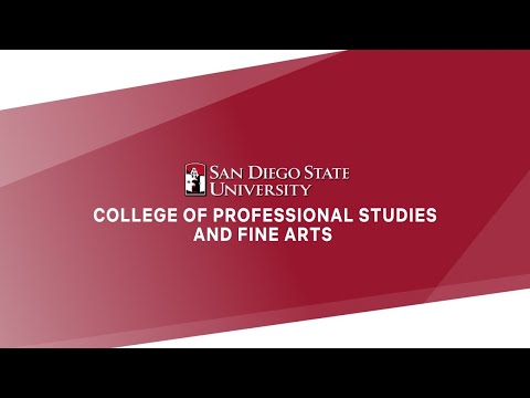 SDSU Commencement 2021 - College of Professional Studies and Fine Arts