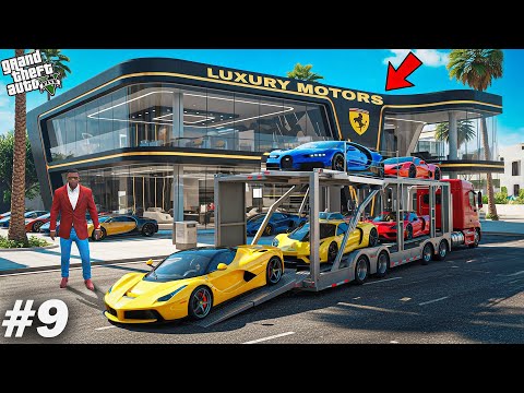 Franklin Importing Luxury Exotic Supercars From Luxury Showroom In GTA 5! #9
