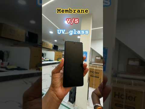 MEMBRANE📘 V/S  UV GLASS🤯 #shorts #subscribe #vs