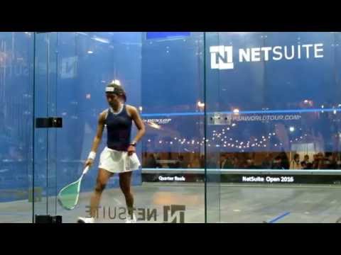 4a- Nicol David [MAS] v Nour el Tayeb [EGY] squash 2016