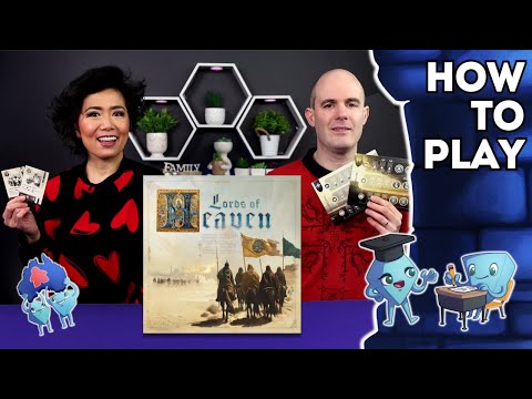 Lords of Heaven - How to Play Board Game. Tutorial with Stella and Tarrant