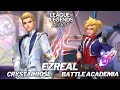 Crystal Rose Ezreal VS Battle Academia Ezreal ( Skins Comparison ) Wild Rift