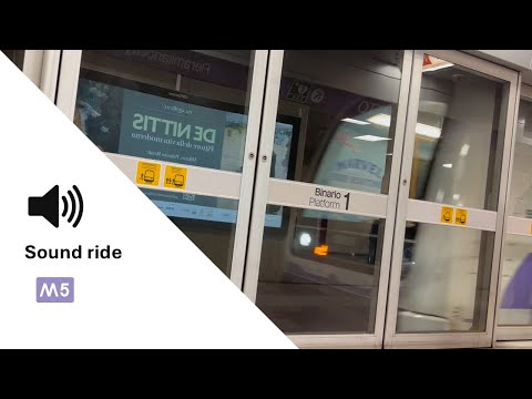 Sounds of Metro M5 of Milan - Ride from Tre Torri to Zara